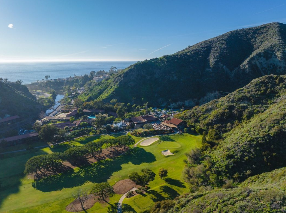 Hiking at The Ranch Malibu, California, a luxury wellness retreat focusing on fitness and plant-based nutrition.