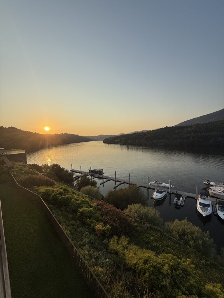 Wellness retreat vibes with yoga and spa at Octant Douro, part of our Portugal girls trip itinerary.